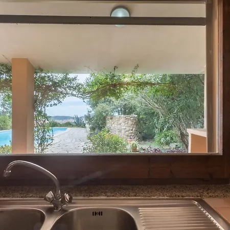 Bellavista Con Piscina Privata, Vista Mare Vicino A 维拉西米乌斯